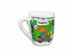 Mok 16 Jaar 12cm -Feestspullen Winkel mok 16 jaar 12cm 2