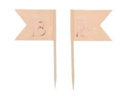 Prikkers 18 Jaar Rose Goud 6,5cm 36st