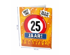 Raambord 25 Jaar 60cm