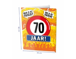 Raambord 70 Jaar 60cm