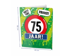 Raambord 75 Jaar 60cm