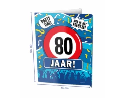 Raambord 80 Jaar 60cm