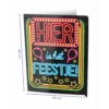 Raambord Hier Is Het Feestje 60cm