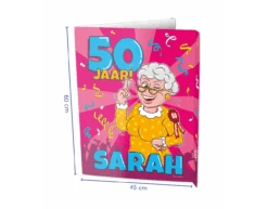 Raambord Sarah 50 Jaar 60cm