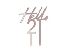 Rose Gouden Taarttopper 21 Jaar 10m