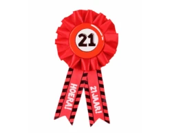 Rozet Hoera 21 Jaar Hoera