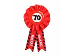 Rozet Hoera 70 Jaar Hoera