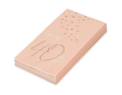 Servetten 40 Jaar Rose Goud 33cm 10st -Feestspullen Winkel servetten 40 jaar rose goud 33cm 10st 3