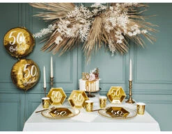 Servetten 50 Jaar Wit 33cm 20st -Feestspullen Winkel servetten 50 jaar wit 33cm 20st 6