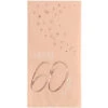 Servetten 60 Jaar Rose Goud 33cm 10st