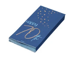 Servetten 70 Jaar Blauw 33cm 10st -Feestspullen Winkel servetten 70 jaar blauw 33cm 10st 2