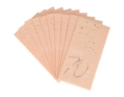 Servetten 70 Jaar Rose Goud 33cm 10st -Feestspullen Winkel servetten 70 jaar rose goud 33cm 10st 2