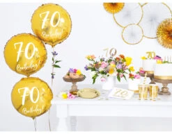 Servetten 70 Jaar Wit 33cm 20st -Feestspullen Winkel servetten 70 jaar wit 33cm 20st 2