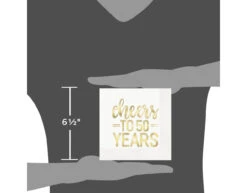 Servetten Cheers To 50 Years Goud 25cm 16st -Feestspullen Winkel servetten cheers to 50 years goud 25cm 16st 2