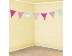 Slingers 1 Jaar Meisje 1,35m -Feestspullen Winkel slingers 1 jaar meisje 135m 2