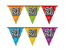 Slingers 21 Jaar Glitter 8m