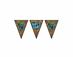 Slingers 21 Jaar Neon 10m