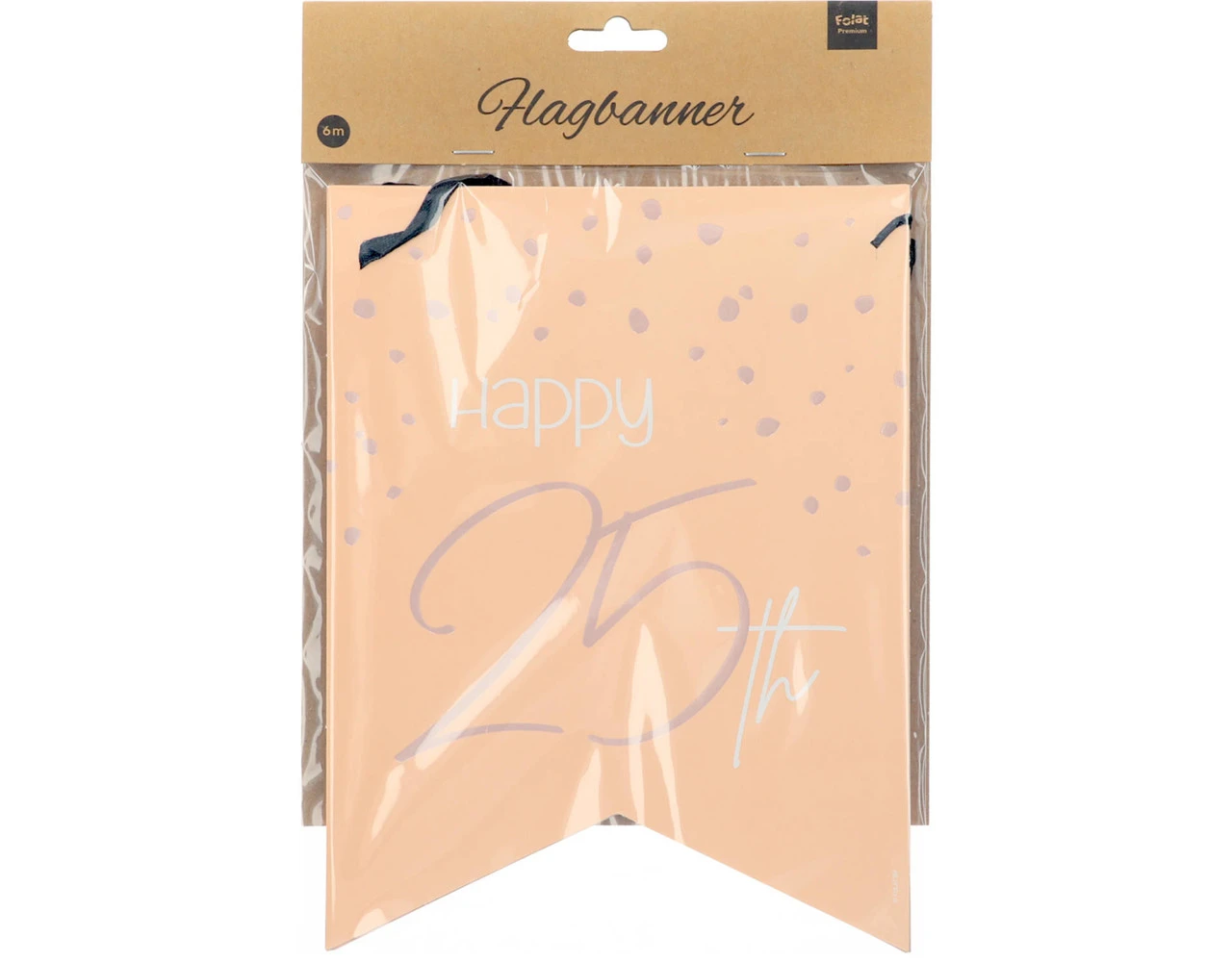 Slingers 25 Jaar Rose Goud 6m 2 Slingers 25 Jaar Rose Goud 6m - Afbeelding 2