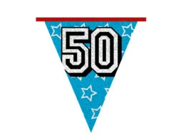 Slingers 50 Jaar Glitter 8m -Feestspullen Winkel slingers 50 jaar glitter 8m 5