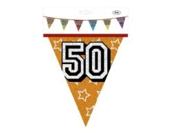 Slingers 50 Jaar Glitter 8m -Feestspullen Winkel slingers 50 jaar glitter 8m 7