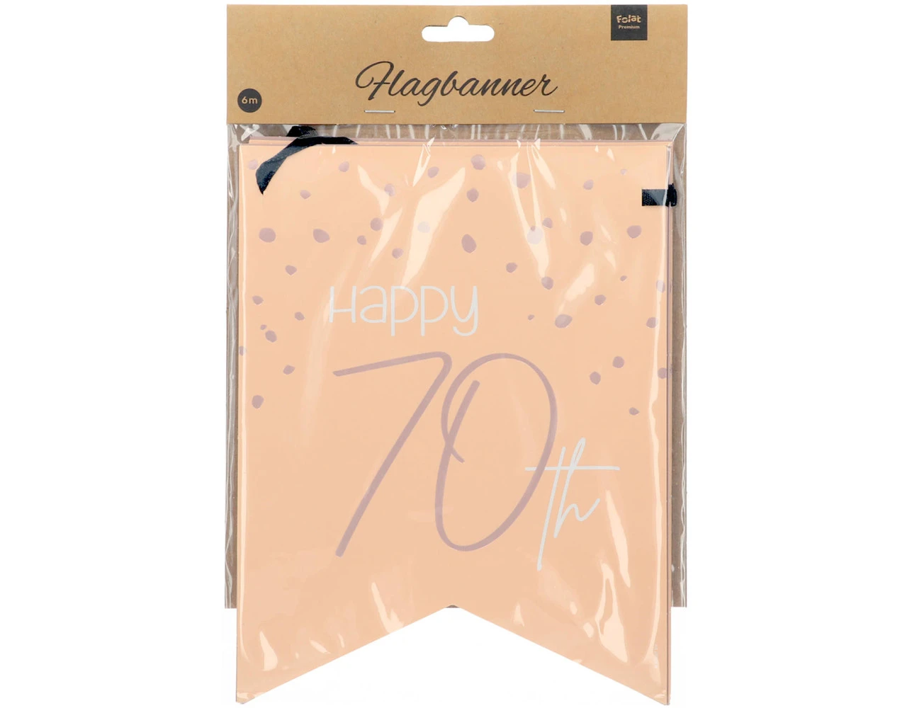 Slingers 70 Jaar Rose Goud 6m 2 Slingers 70 Jaar Rose Goud 6m - Afbeelding 2