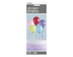 Taarttoppers Ballonnen 32,1cm 5st -Feestspullen Winkel taarttoppers ballonnen 321cm 5st 2