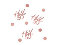 Table Confetti Fifty Rose Gold