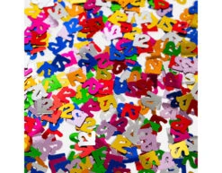 Tafelconfetti 12 Jaar Gekleurd