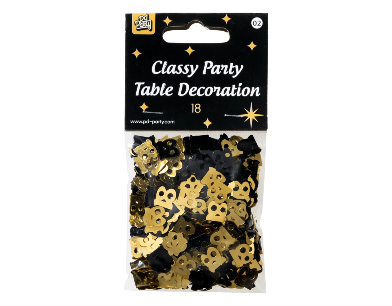 Tafelconfetti 18 Jaar 20gr 2 Tafelconfetti 18 Jaar 20gr - Afbeelding 2