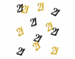 Tafelconfetti 21 Jaar 20gr