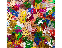 Tafelconfetti 25 Jaar Gekleurd