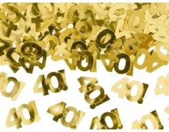 Tafelconfetti 40 Jaar Goud
