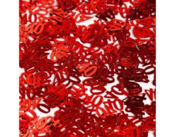 Tafelconfetti 40 Jaar Rood