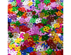 Tafelconfetti 55 Jaar Gekleurd