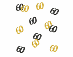 Tafelconfetti 60 Jaar 20gr