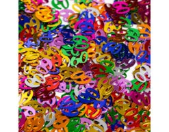 Tafelconfetti 60 Jaar Gekleurd