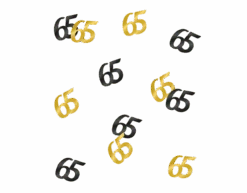 Tafelconfetti 65 Jaar 20gr