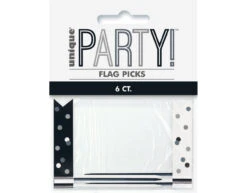 Verjaardag Prikkers Zwart 6st -Feestspullen Winkel verjaardag prikkers zwart 6st 2