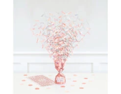 Verjaardag Tafeldecoratie Happy Birthday Rose Goud 45cm -Feestspullen Winkel verjaardag tafeldecoratie happy birthday rose goud 2