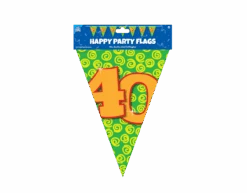 Vlaggenlijn 40 Jaar Gekleurd 10m 5 Vlaggenlijn 40 Jaar Gekleurd 10m -Feestspullen Winkel vlaggenlijn 40 jaar gekleurd 10m 2