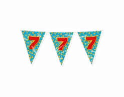 Vlaggenlijn 7 Jaar Gekleurd 10m