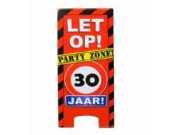Warning Sign 30 Jaar 62,5cm