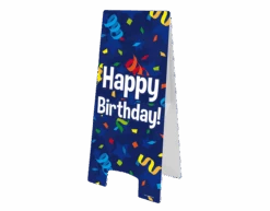 Warning Sign Happy Birthday Cartoon 58cm