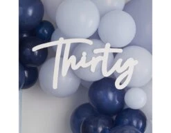 Witte Hangdecoratie 30 Jaar -Feestspullen Winkel witte hangdecoratie 30 jaar 2