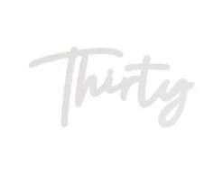 Witte Hangdecoratie 30 Jaar