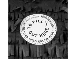 Zilveren Pinata 7 Jaar Holografisch 40cm -Feestspullen Winkel zilveren pinata 7 jaar holografisch 40cm 3